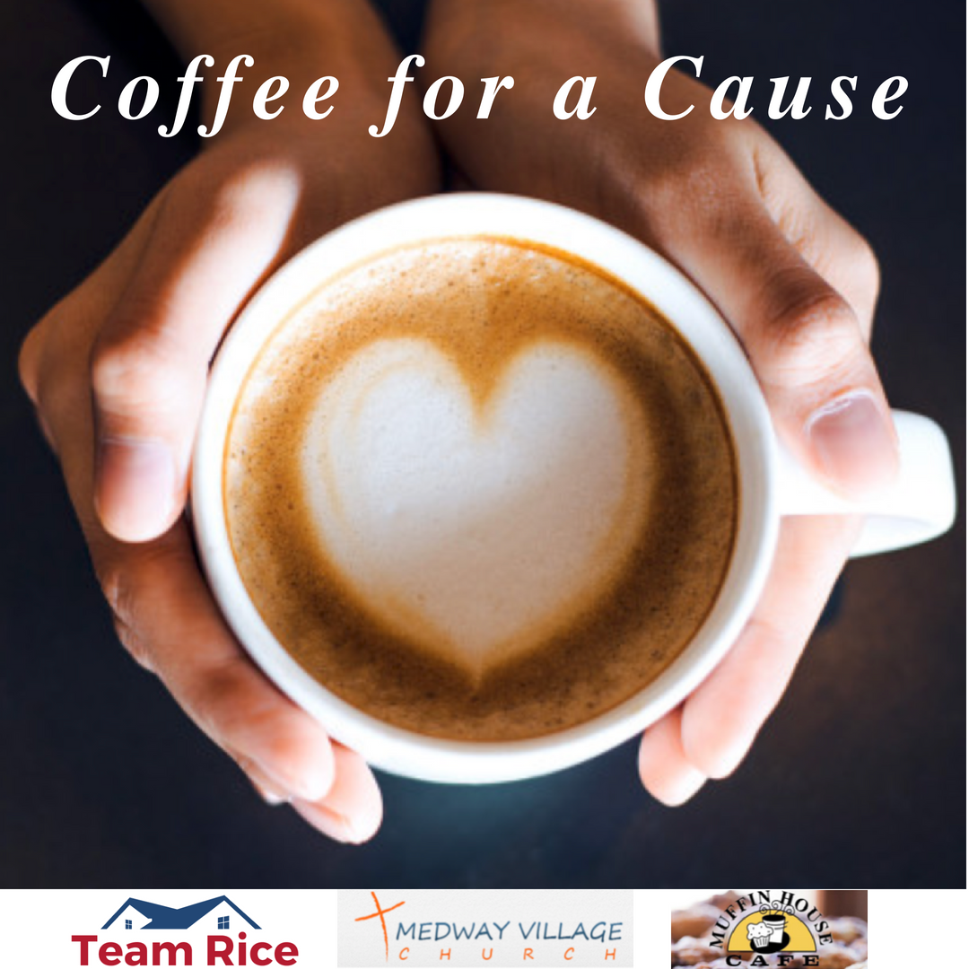 Team Rice’s Coffee for a Cause will take place this year at The Muffin House on the morning of October 13th. Get a free coffee with a donation to the Medway Village Food Pantry.