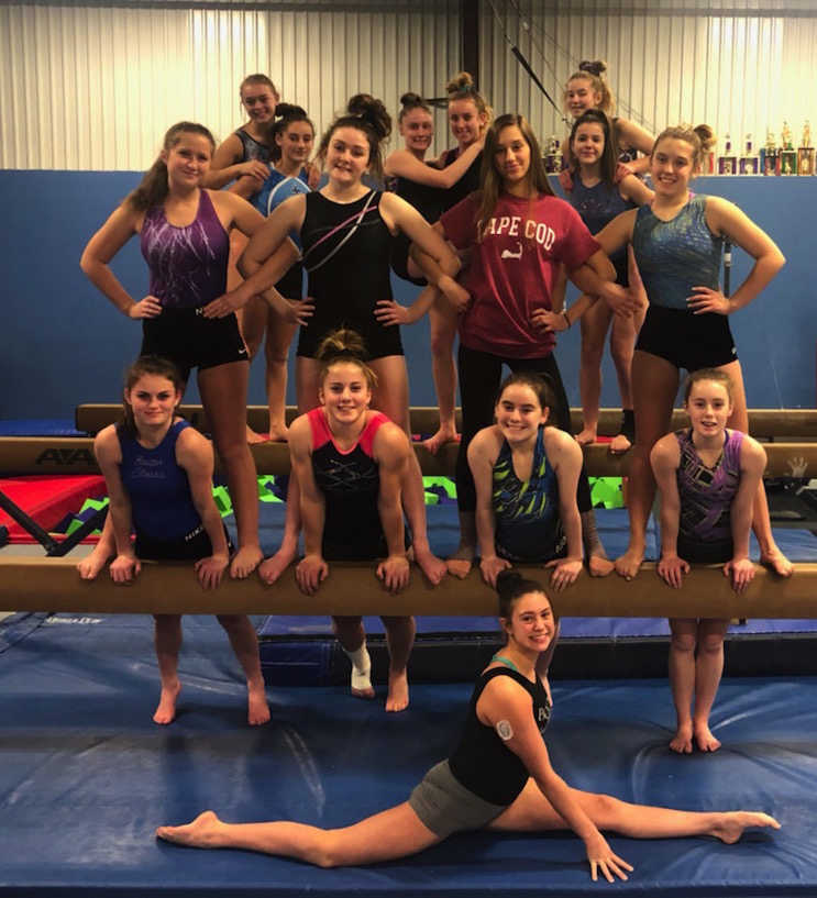 Franklin Panther gymnastics Coach Paula Lupien will work to hone the potential of this group, while working to keep them injury-free in a demanding season.