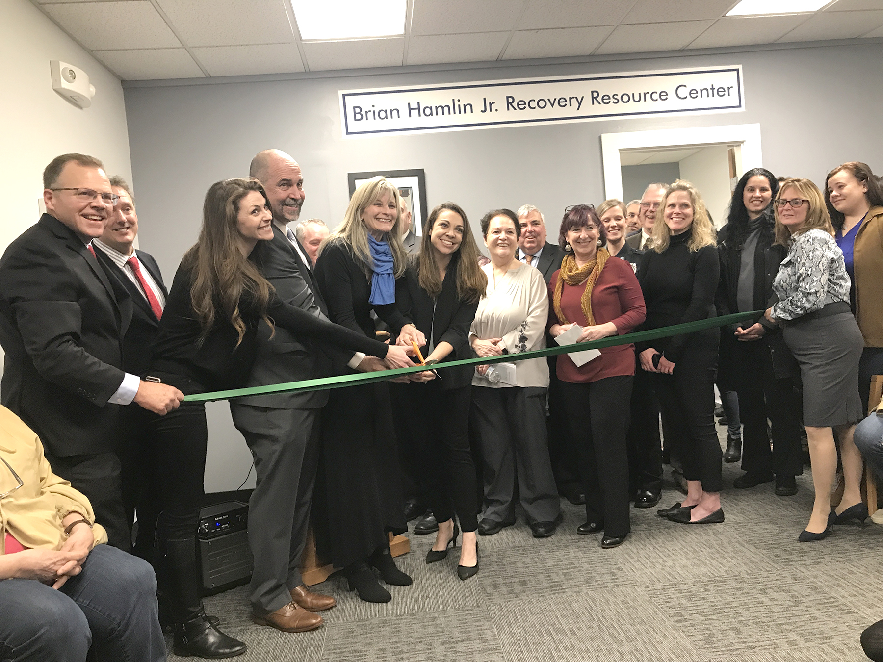 The SAFE Coalition has a new space in Norfolk, dedicated as the Brian Hamlin Jr. Recovery Resource Center on February 13, 2020.