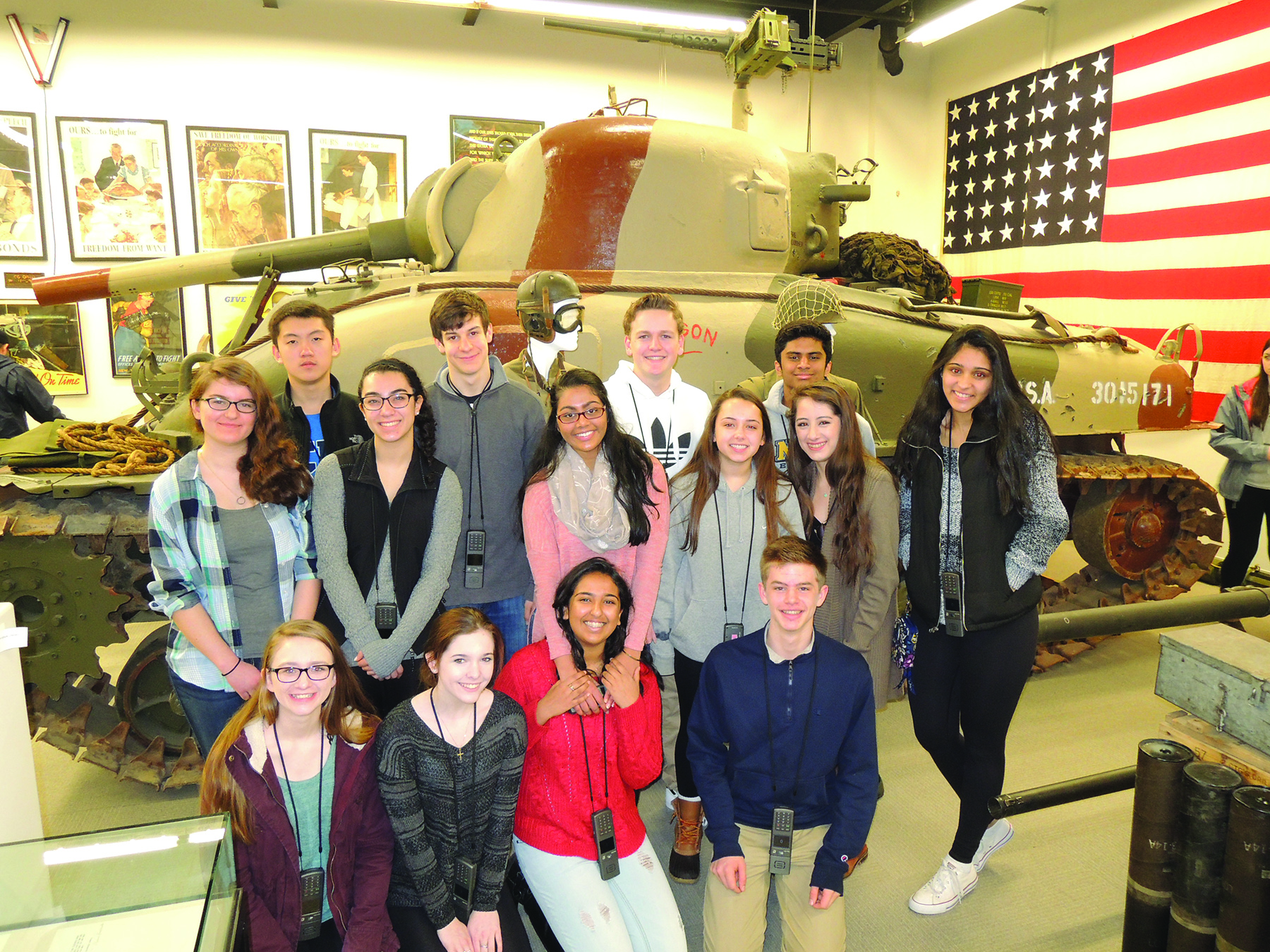 The Ashland High AP European History class of the 2016-2017 school year. (l to r) Back row: Wilson Lin, Alon Efroni, Andrew Dunn, Pratit Kadimdiwan. Middle row: Brianna Doucette, Nicole Abbatine, Neha Shabeer, Rebecca Rose, Jasmin Herrera, Eesha Yadav. Front row: Annabelle Rutherford, Olivia Beaton, Swathi Gorantla, Colby Weiss. (Photo/supplied)