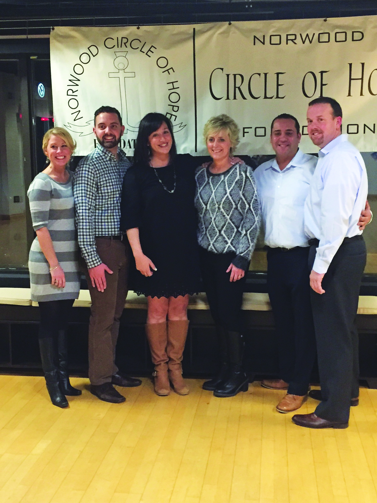 Christine Kiklis, Bobby Smith, Lisa Vitale, Nanci Kelleher, Jason Coras and Tim Reen