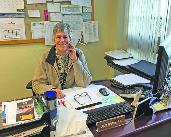 Judy Fenton, Wrentham’s Senior Public Health Nurse.