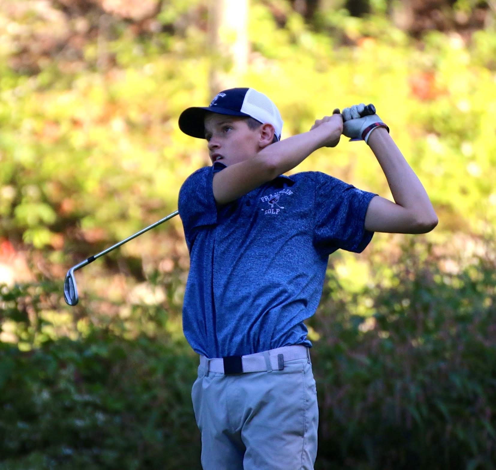 If Jack Paterson keeps playing and improving the way he has been, Coach Dusty Picillo believes Franklin High’s golf team has a chance for back-to-back Hockomock Kelley Rex Championships.