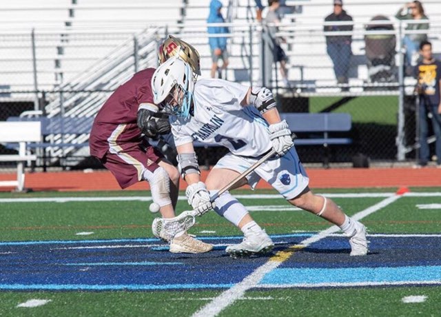 Franklin High senior Jacob Alexander, the team’s “FOGO,” has won over 1,200 face-offs and is an integral part of the team.