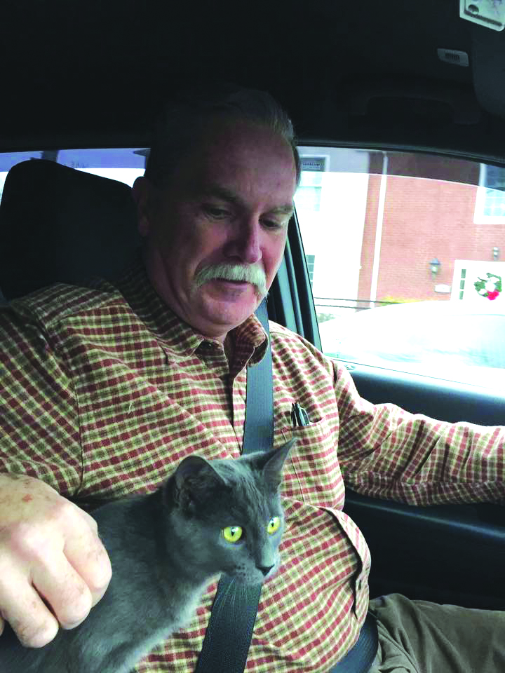 Pictured: Sgt. Curran with his new partner!