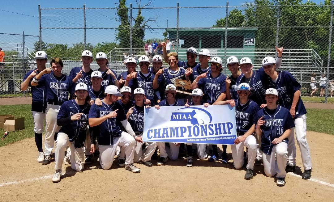 When the Medway baseball team defeated Ashland in the Division 3 South Sectional, that became the first post-season championship in the Jeff Parcells era.