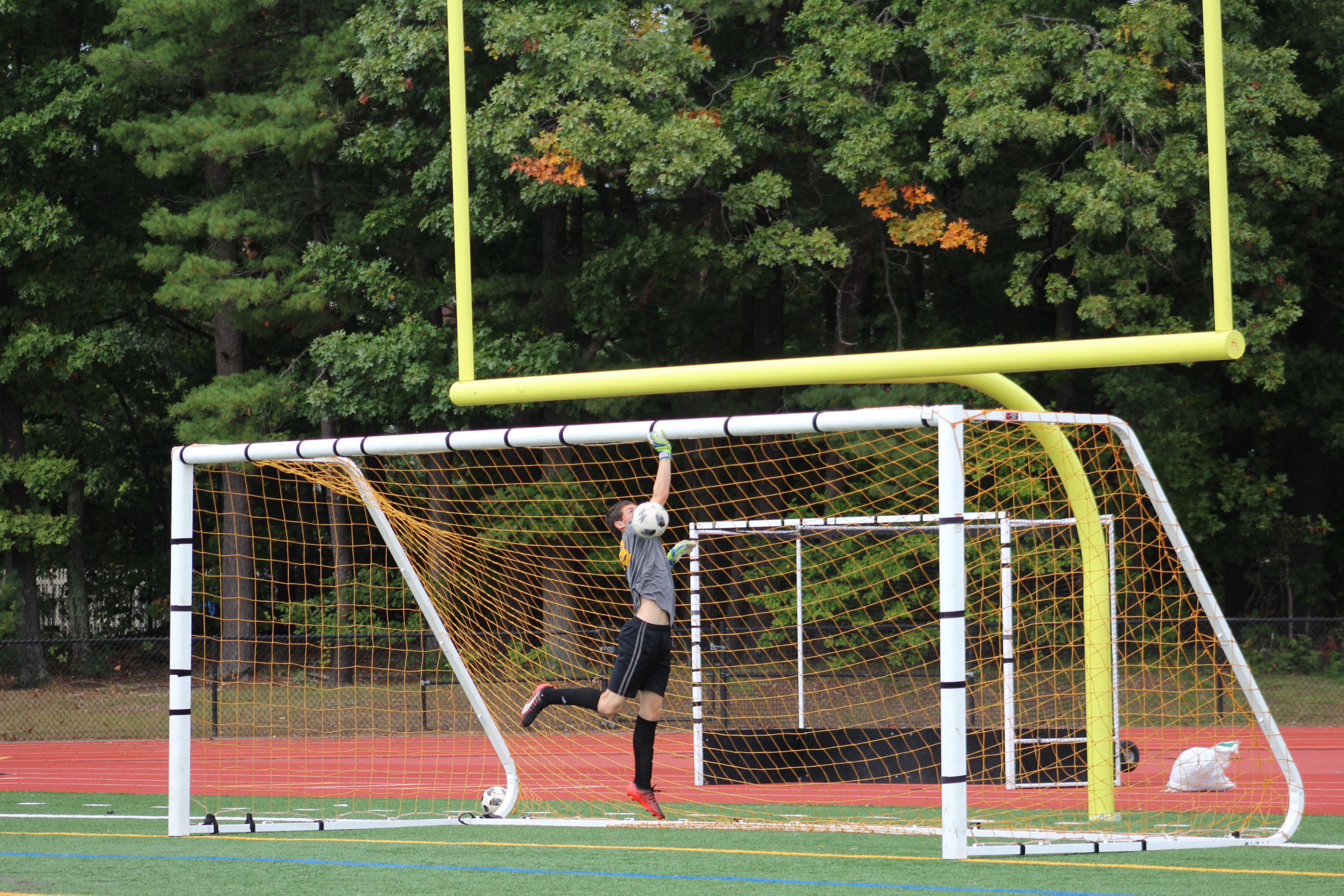 Nick Beltramini, KP boys soccer goalie and talented saxophonist.