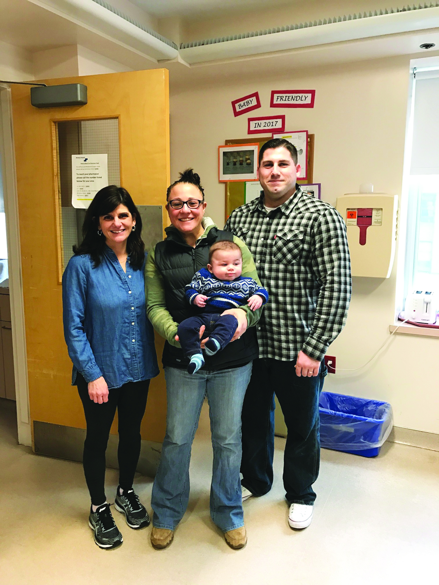 Michelle Kelliher,  RN and the Arki Family