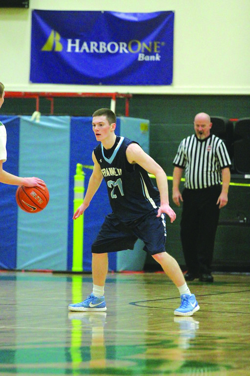 Junior Captain Paul Mahon, of Franklin High’s Basketball team, exemplifies hard work, character and team spirit.