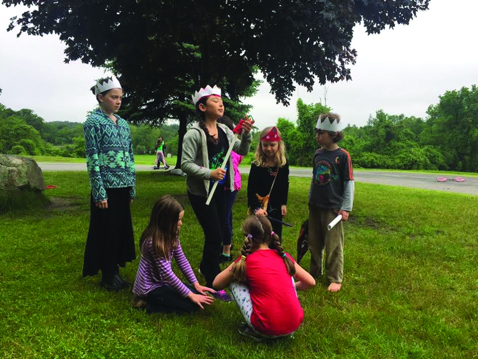 Kids playing and learning at the Macomber Center.