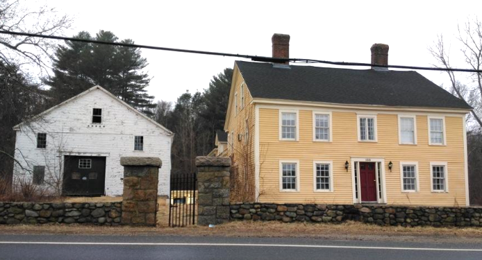 The Valentine barn and house on West Union Street. Photo/courtesy Town of Ashland