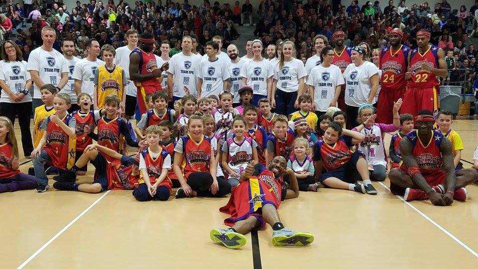 The Harlem Wizards Vs. Franklin Public Schools basketball fundraiser will take place on November 17th. Get your tickets before the event, benefiting the Franklin Education Foundation, sells out. Photo courtesy of Franklin Education Foundation.