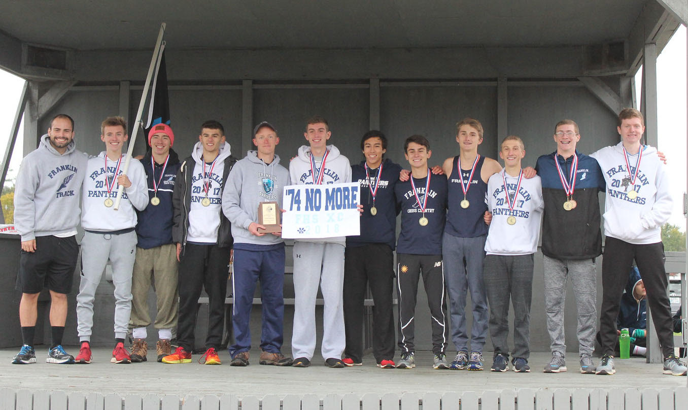 Franklin Cross Country has built up its strength and took home the Hockomock title this year.